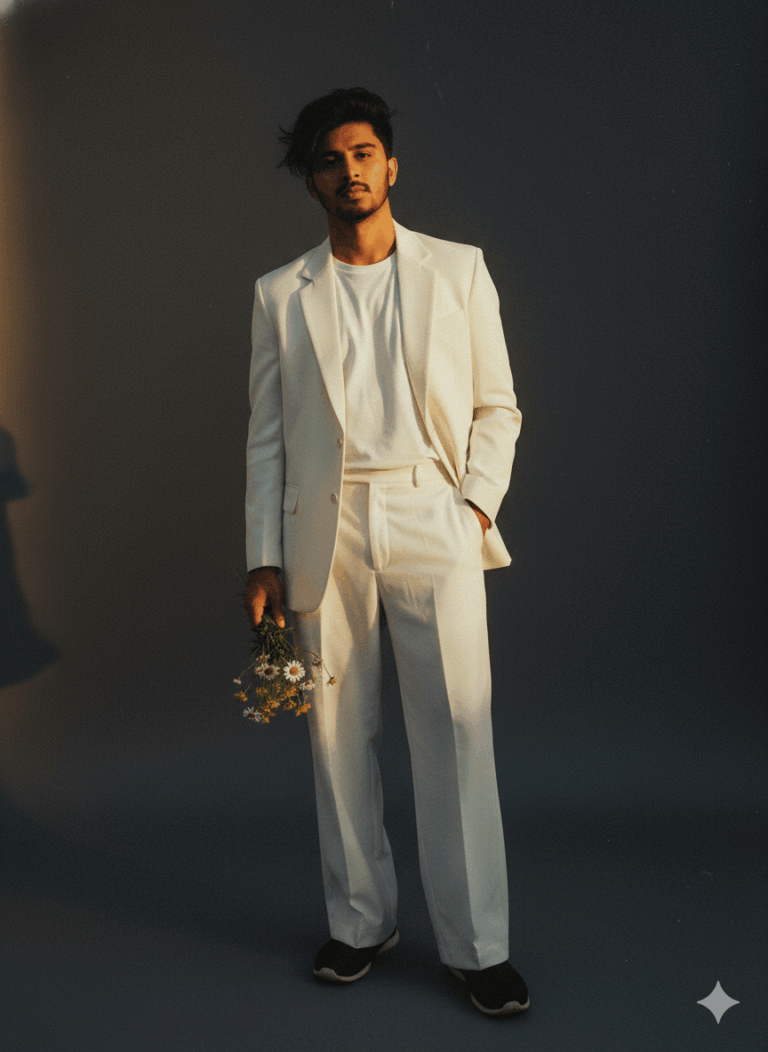 AI Generated retro vintage image of boy